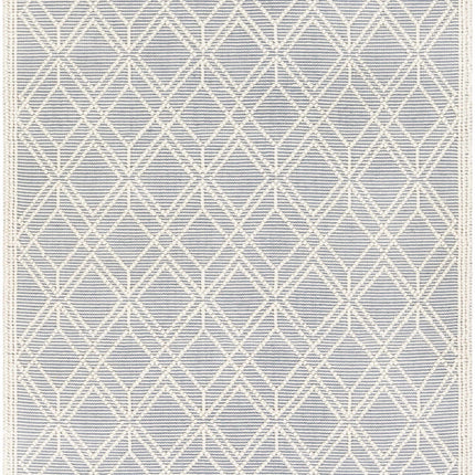 Ramsbury Denim Blue Wool Rug Rugs TriadCommerceInc