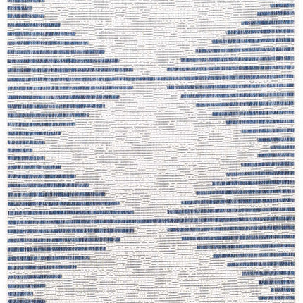 Stephan Blue & Cream Outdoor Rug Rugs TriadCommerceInc 2'7" x 10' Runner