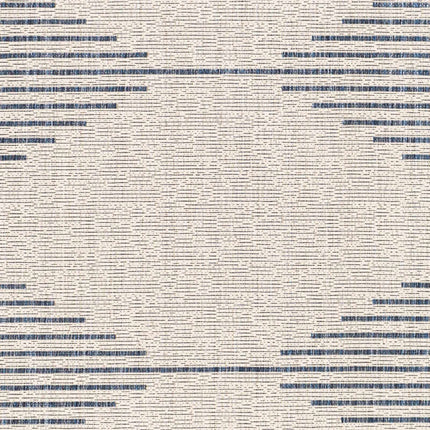 Stephan Blue & Cream Outdoor Rug Rugs TriadCommerceInc