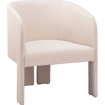 Hull Accent Chair Beige Chairs TriadCommerceInc   