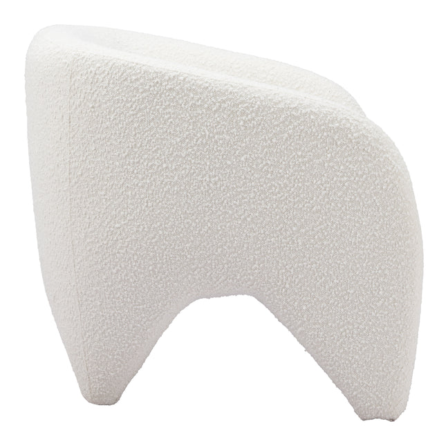 Lopta Accent Chair White Chairs TriadCommerceInc