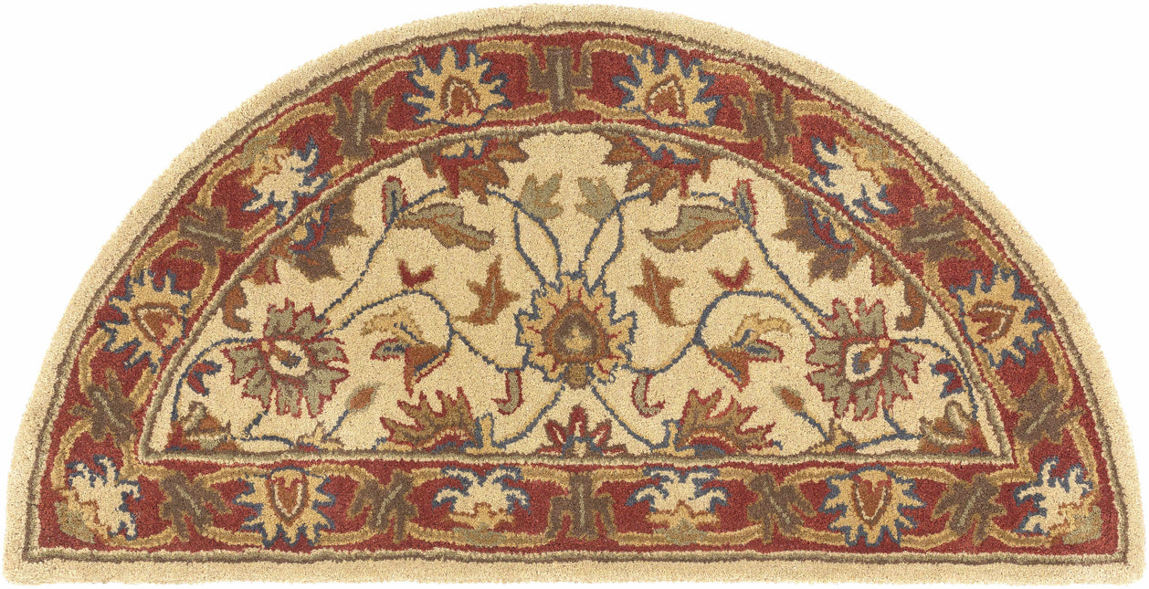 Cherryfield Hand Tufted Brown & Rust 1001 Wool Rug Rugs TriadCommerceInc 2' x 4' Hearth