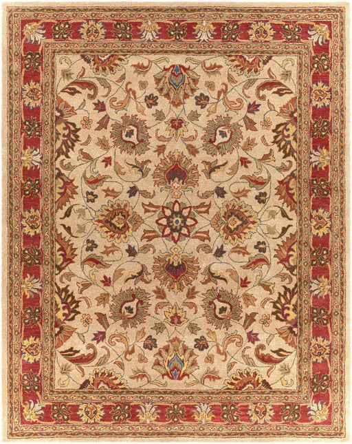 Cherryfield Hand Tufted Brown & Rust 1001 Wool Rug Rugs TriadCommerceInc 7'6" x 9'6" Rectangle