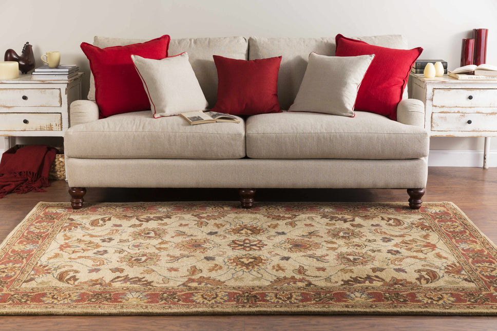 Cherryfield Hand Tufted Brown & Rust 1001 Wool Rug Rugs TriadCommerceInc