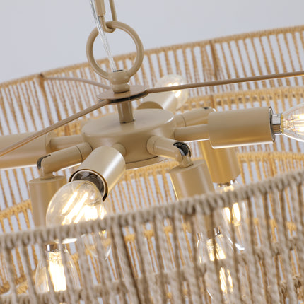 Bohemian style Woven Pendant Light Home Decor > Lighting > Ceiling Lights > Chandelier TriadCommerceInc