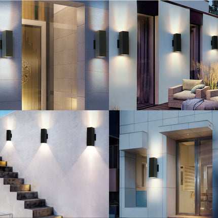 LED Waterproof Outdoor Wall Lights - 2-Pack Home Decor > Lighting > Wall Lighting > Wall Sconces TriadCommerceInc