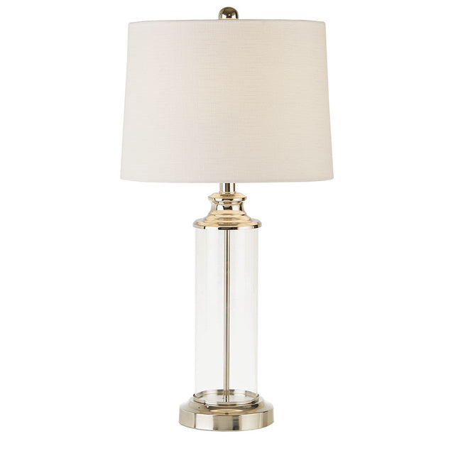 Clarity Glass Cylinder Table Lamp Table Lamps TriadCommerceInc   