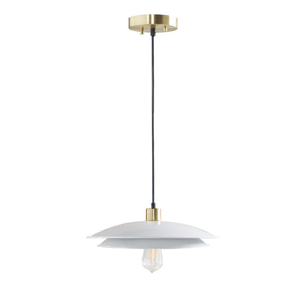 Saben Gold Mid-Century Double Disc Pendant Home Decor > Lighting > Ceiling Lights > Pendant Lights TriadCommerceInc