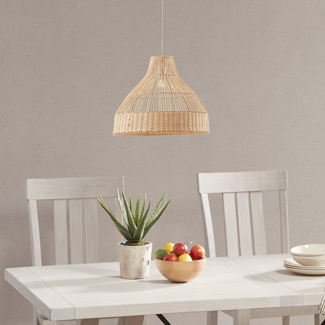 Amara Woven Bamboo Bell Pendant Home Decor > Lighting > Ceiling Lights > Pendant Lights TriadCommerceInc as Pic