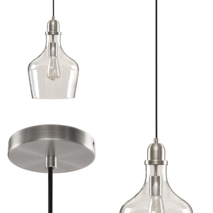 Auburn Bell Shaped Glass Pendant Pendants TriadCommerceInc   