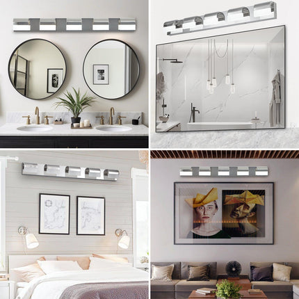 Camille 5-Light Modern LED Bathroom Vanity Light Vanity Lighting TriadCommerceInc   