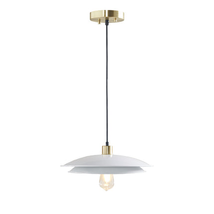 Saben Gold Mid-Century Double Disc Pendant Home Decor > Lighting > Ceiling Lights > Pendant Lights TriadCommerceInc