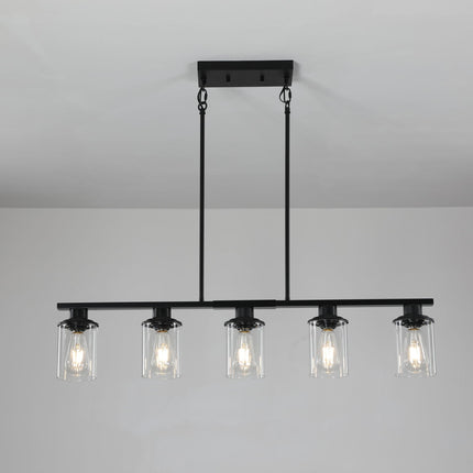 Sienna 5-Light Modern Industrial Chandelier Pendants TriadCommerceInc as Pic  