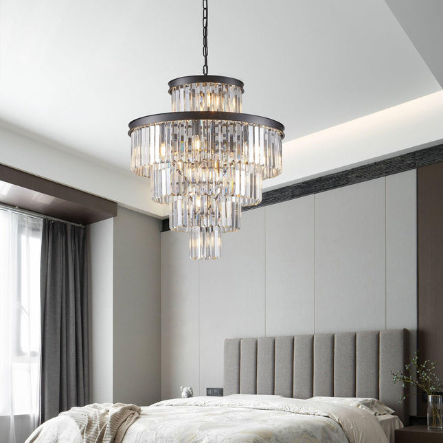 Aurelia Crystal Chandelier Home Decor > Lighting > Ceiling Lights > Chandelier TriadCommerceInc as Pic