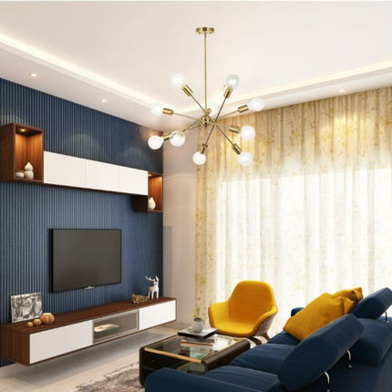 Modern Sputnik Brass Chandelier Home Decor > Lighting > Ceiling Lights > Chandelier TriadCommerceInc