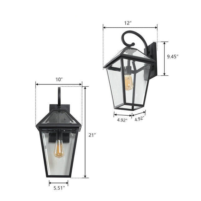 Modern Outdoor Waterproof Wall Lamp(2pack) outdoor wall lighting TriadCommerceInc   