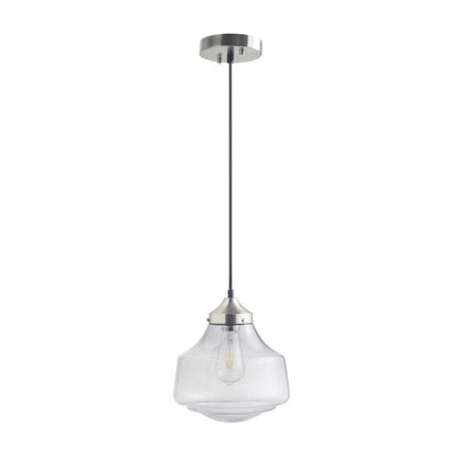 Ophelia Smoke Grey Glass Pendant Pendants TriadCommerceInc   