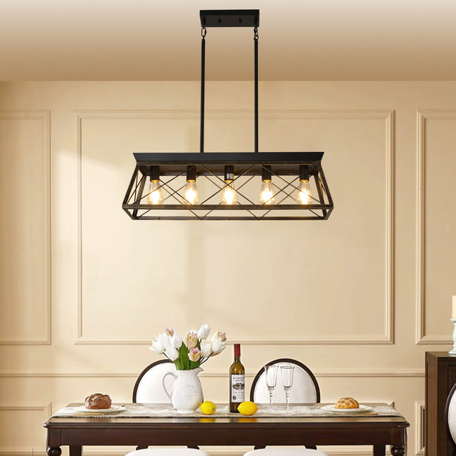 Seraphine Antique Iron & Gold Farmhouse Chandelier Home Decor > Lighting > Ceiling Lights > Pendant Lights TriadCommerceInc as Pic