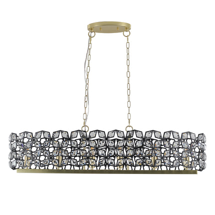 Champagne Gold Oval Crystal chandelier Home Decor > Lighting > Ceiling Lights > Chandelier TriadCommerceInc