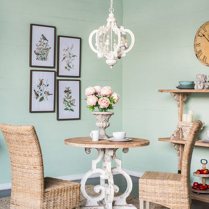 Baroda Antique Wood Curved Chandelier Home Decor > Lighting > Ceiling Lights > Chandelier TriadCommerceInc