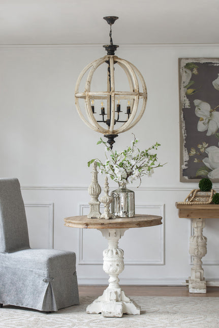 Farmhouse Globe Chandelier Home Decor > Lighting > Ceiling Lights > Chandelier TriadCommerceInc as Pic