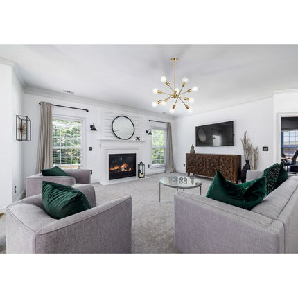 Modern Sputnik Brass Chandelier Home Decor > Lighting > Ceiling Lights > Chandelier TriadCommerceInc