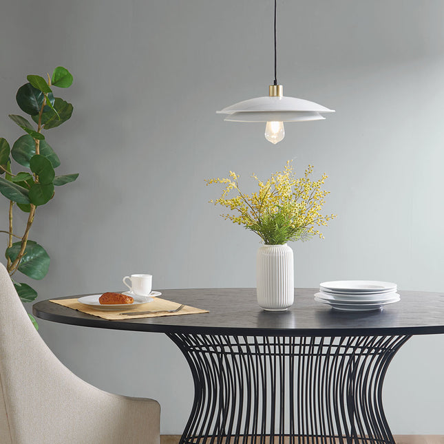 Saben Gold Mid-Century Double Disc Pendant Home Decor > Lighting > Ceiling Lights > Pendant Lights TriadCommerceInc