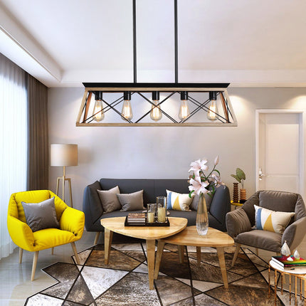 Aurelia Oak & Iron Farmhouse Chandelier Home Decor > Lighting > Ceiling Lights > Chandelier TriadCommerceInc