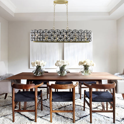 Champagne Gold Oval Crystal chandelier Home Decor > Lighting > Ceiling Lights > Chandelier TriadCommerceInc