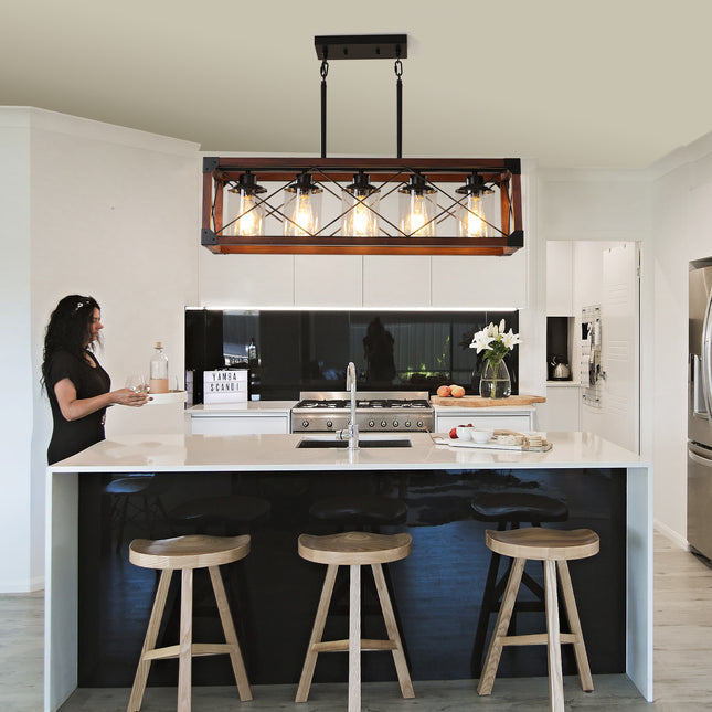Retro Farmhouse Chandelier Home Decor > Lighting > Ceiling Lights > Chandelier TriadCommerceInc