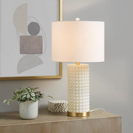 Textured Dot Table Lamp Table Lamps TriadCommerceInc   
