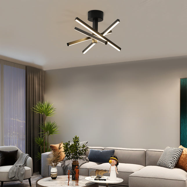 LED Semi Flush Mount Ceiling lamp Home Decor > Lighting > Ceiling Lights > Chandelier TriadCommerceInc