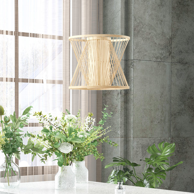 Geometric Bamboo Pendant Home Decor > Lighting > Ceiling Lights > Pendant Lights TriadCommerceInc Default Title