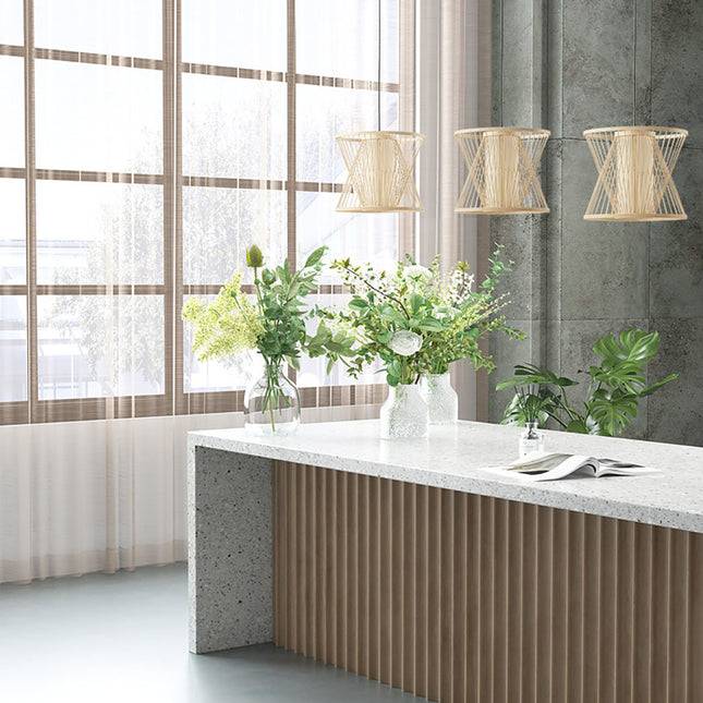Geometric Bamboo Pendant Home Decor > Lighting > Ceiling Lights > Pendant Lights TriadCommerceInc