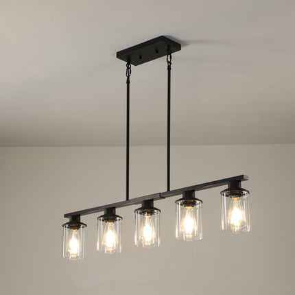 Sienna 5-Light Modern Industrial Chandelier Pendants TriadCommerceInc   