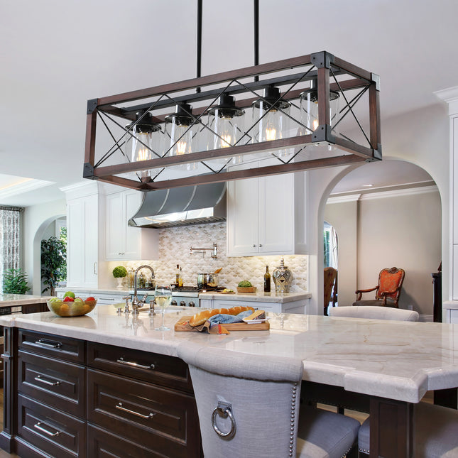 Retro Farmhouse Chandelier Home Decor > Lighting > Ceiling Lights > Chandelier TriadCommerceInc