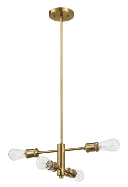 Trellis Four Lights Modern Gold Chandelier Home Decor > Lighting > Ceiling Lights > Pendant Lights TriadCommerceInc as Pic