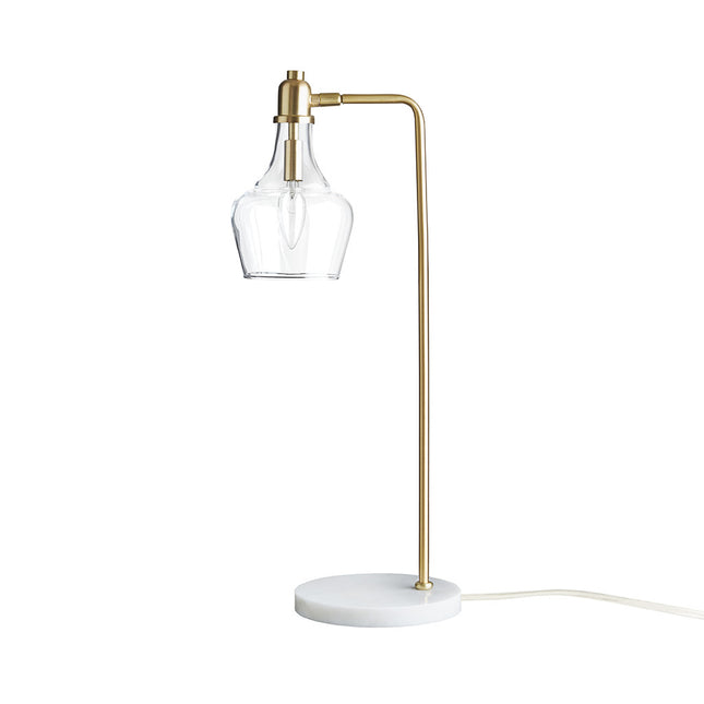 Auburn 24" H Table Lamp with Marble Base Table Lamps TriadCommerceInc   