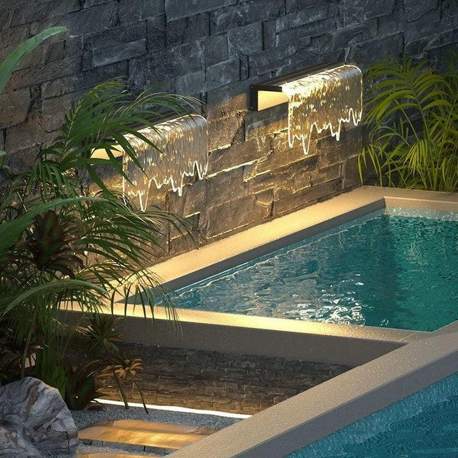 Serena Waterfall Outdoor Light Landscape Pathway Lighting TriadCommerceInc   