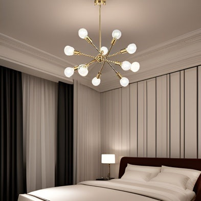 Modern Sputnik Brass Chandelier Home Decor > Lighting > Ceiling Lights > Chandelier TriadCommerceInc