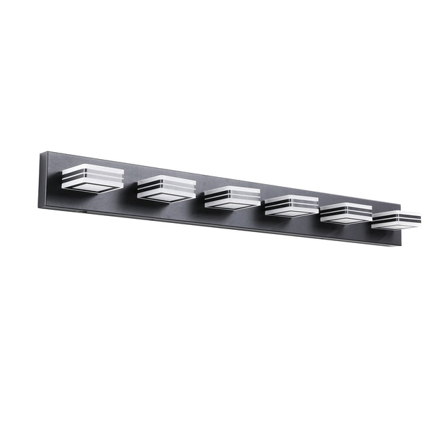 Ava Modern 6-Light LED Vanity Light Vanity Lighting TriadCommerceInc   