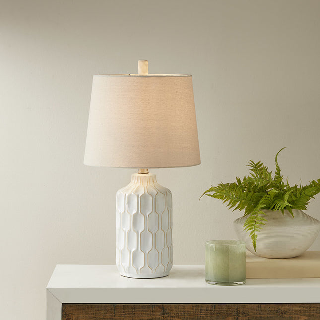 Contour Ceramic Table Lamp Table Lamps TriadCommerceInc   