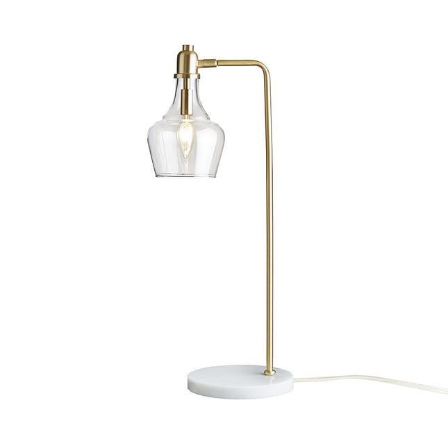 Auburn 24" H Table Lamp with Marble Base Table Lamps TriadCommerceInc   