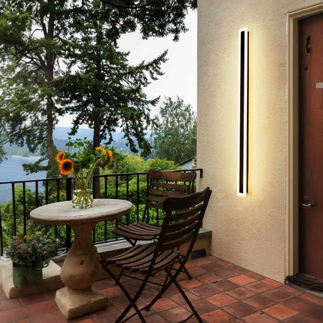 2-Pack RGBW Waterproof Wall Lights - Indoor/Outdoor Use outdoor wall lighting TriadCommerceInc   