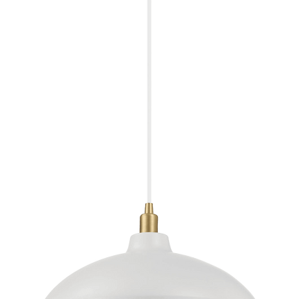 Odessa Gold-Brass & White Pendant Lamp Home Decor > Lighting > Ceiling Lights > Pendant Lights TriadCommerceInc as Pic