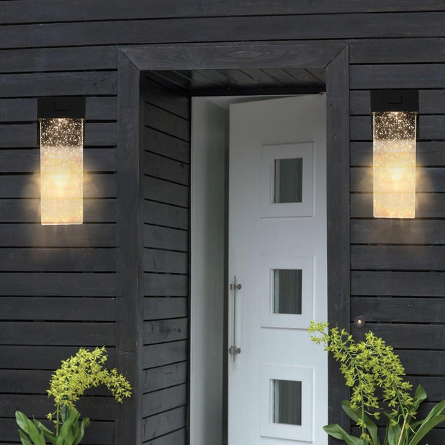Modern Waterproof LED Crystal Wall Sconce 2 pack outdoor wall lighting TriadCommerceInc   