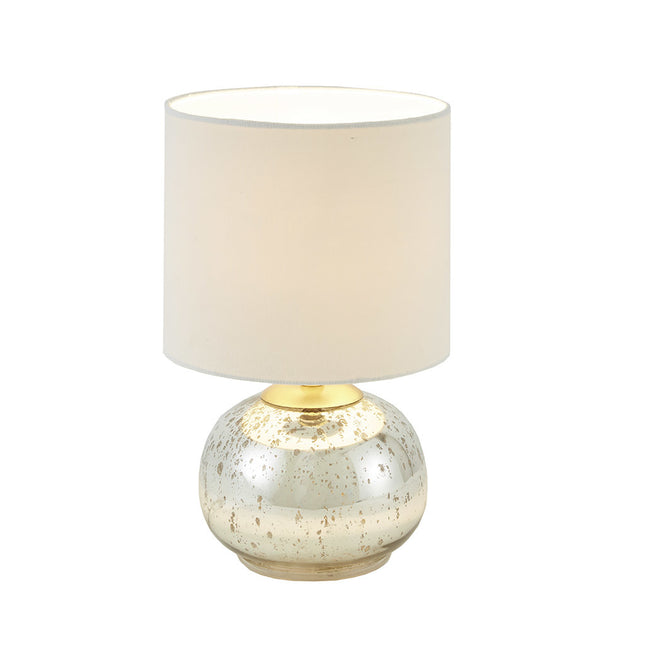 Saxony Metallic Glass Table Lamp Table Lamps TriadCommerceInc   
