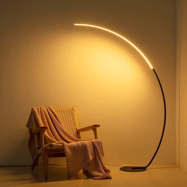 RGBW Modern Curve Floor Lamp | New Version Floor Lamps TriadCommerceInc Default Title