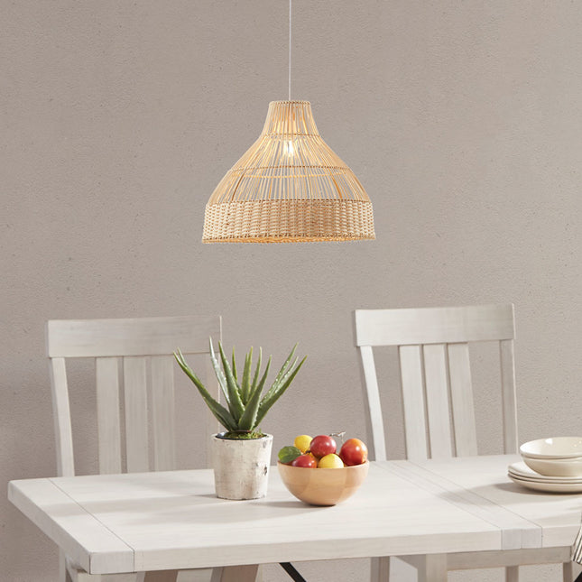 Amara Woven Bamboo Bell Pendant Home Decor > Lighting > Ceiling Lights > Pendant Lights TriadCommerceInc