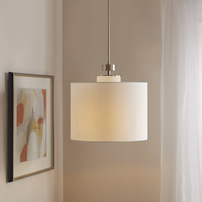 Pacific Metal Pendant with Drum Shade Home Decor > Lighting > Ceiling Lights > Pendant Lights TriadCommerceInc